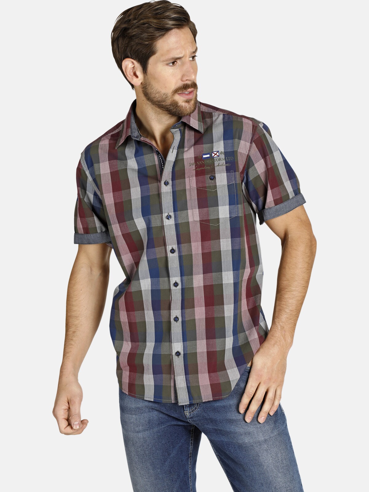 Chemise à manches courtes REEDO, JAN VANDERSTORM