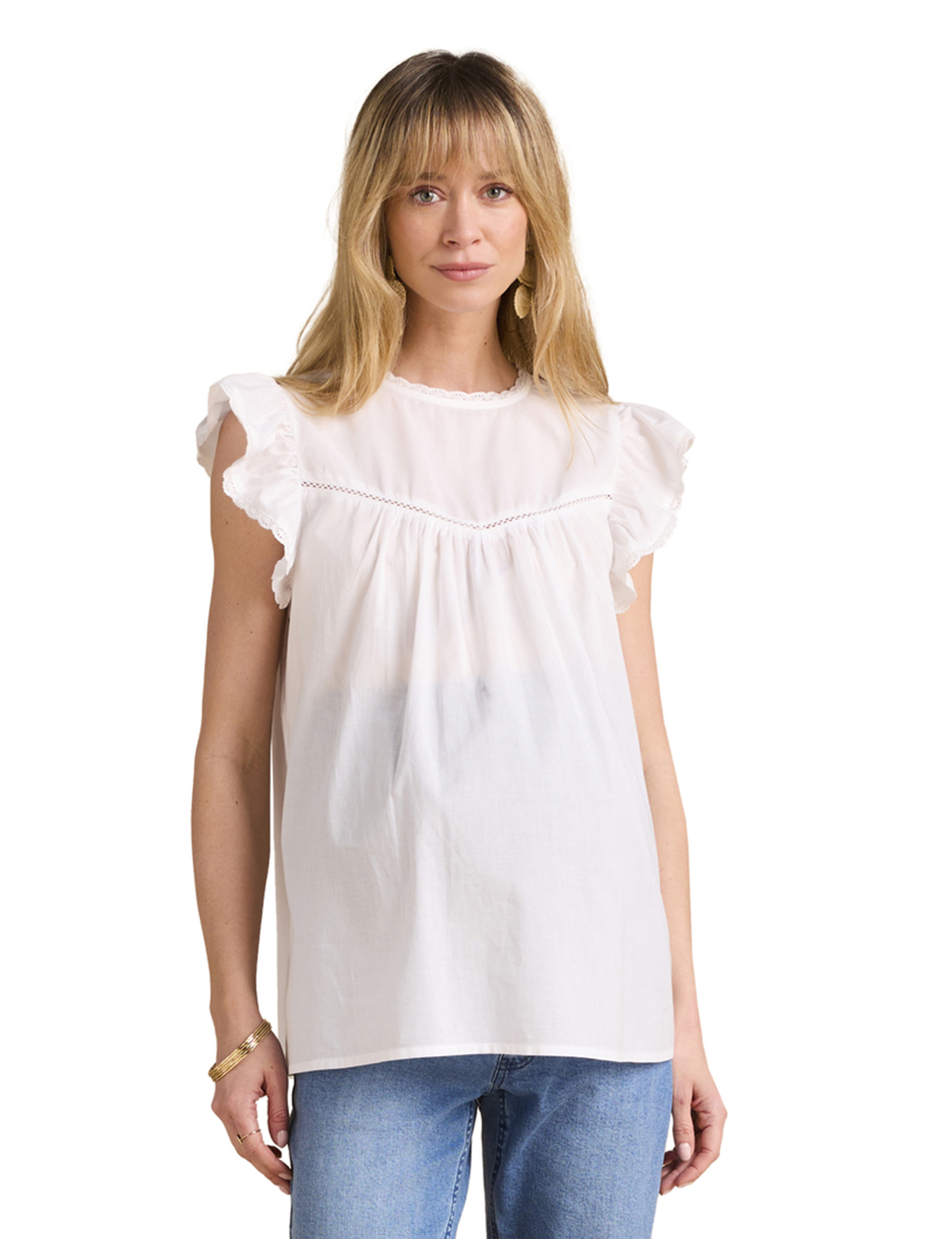 Blouse en voile de coton, ENVIE DE FRAISE
