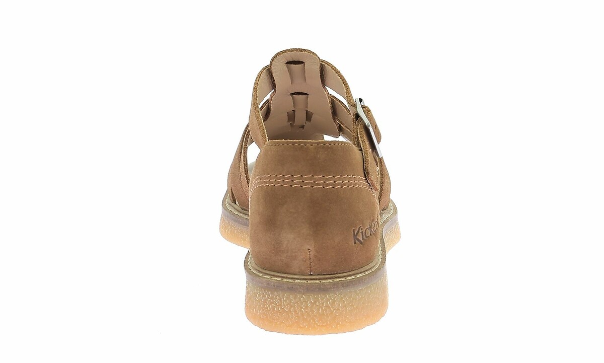 Kickers Sandalias de piel melocotón Kick Lergo — photo 5