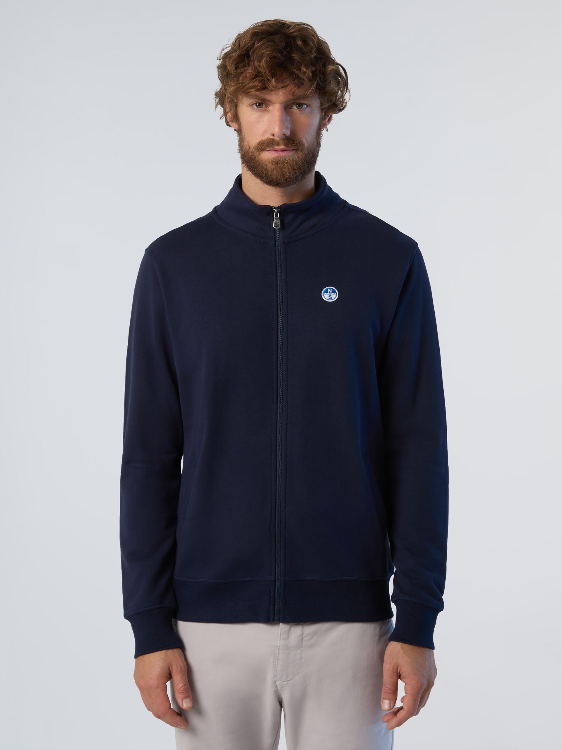Sweat à capuche à col roulé avec fermeture éclair intégrale pour femme