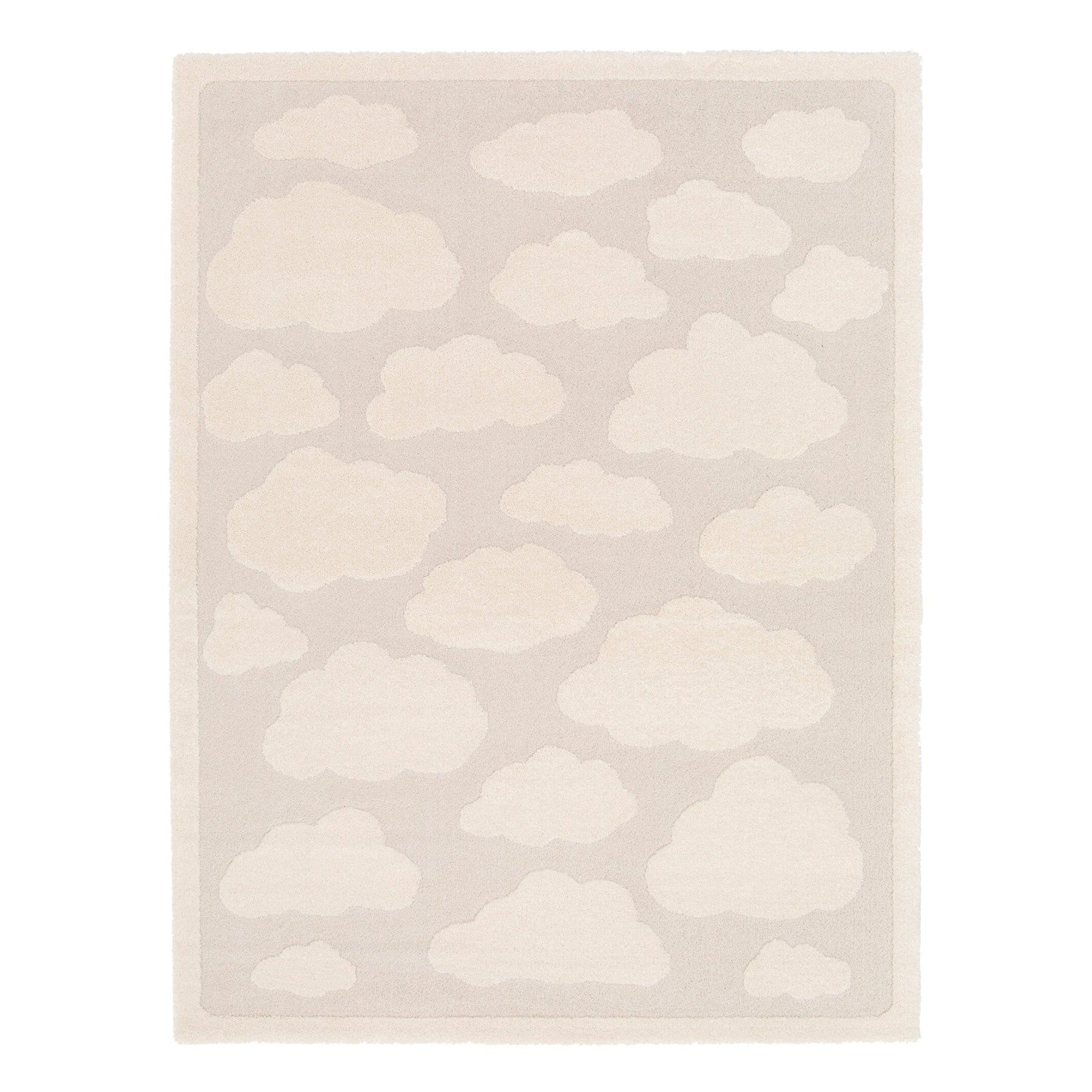 Tapis enfant avec effet relief NUAGES, AFK LIVING