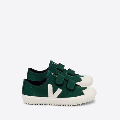 Kids Nova Canvas Trainers with Touch 'n' Close Fastening VEJA