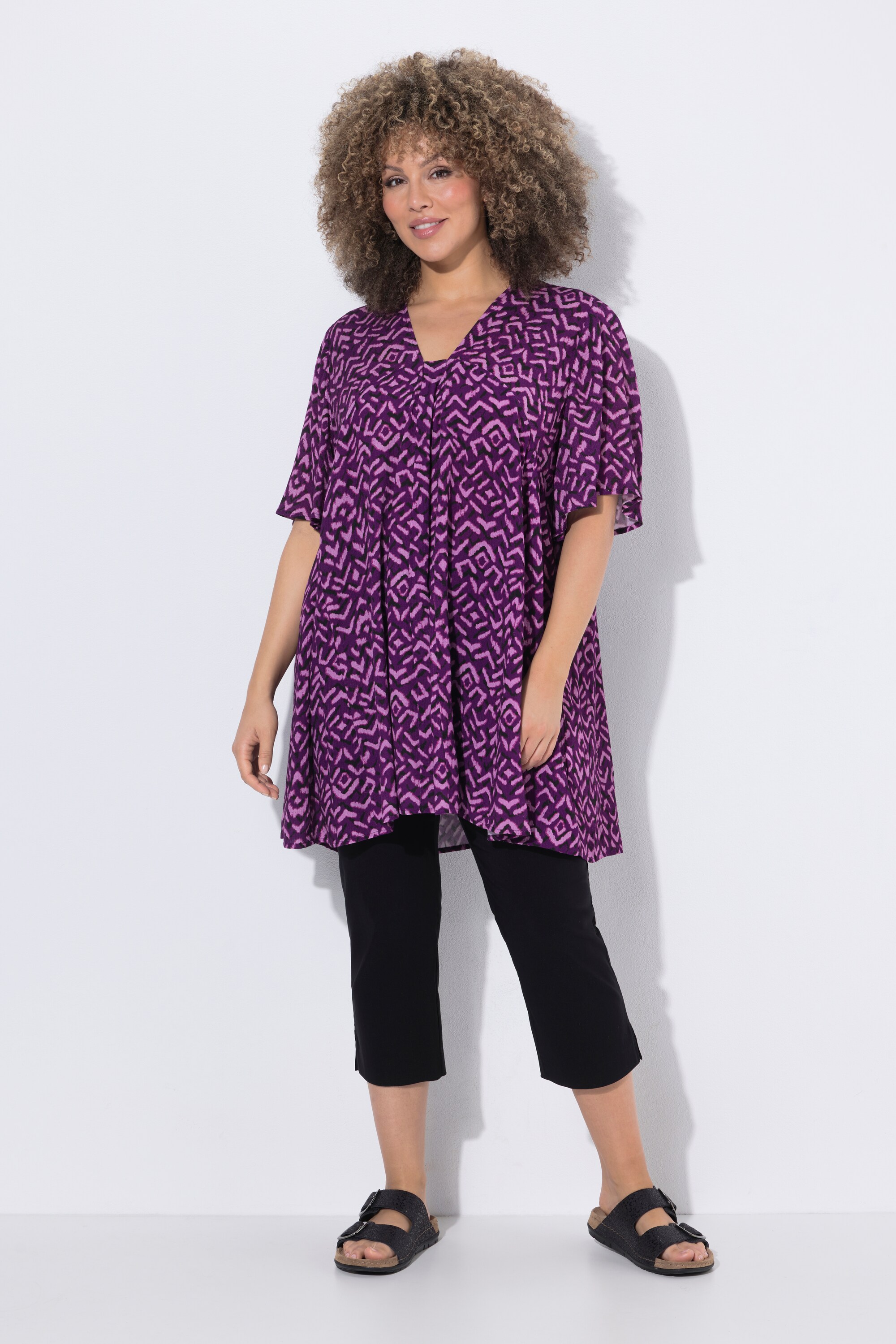 Blouse avec plis fantaisie, ULLA POPKEN