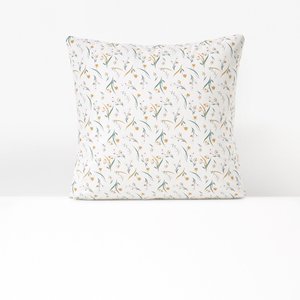 Miria Floral 100% Organic Cotton Pillowcase LA REDOUTE INTERIEURS image