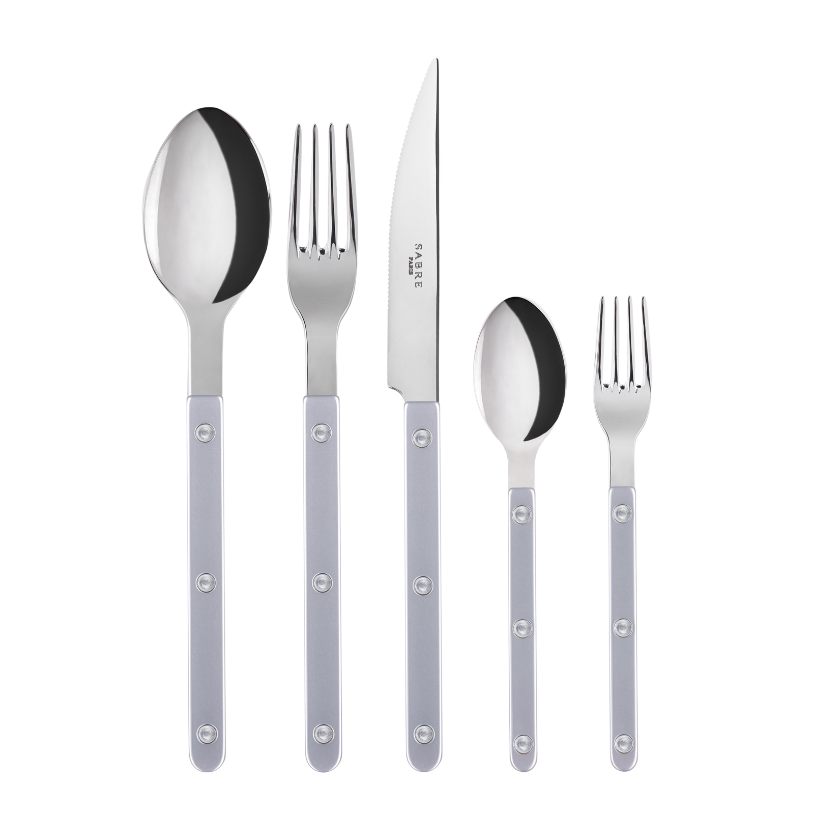 Set de 5 couverts de table, Bistrot Pearly, SABRE