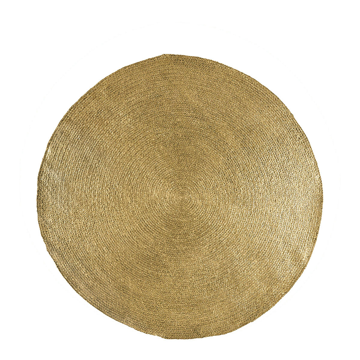 Tapis rond en jute, BLANC D’IVOIRE
