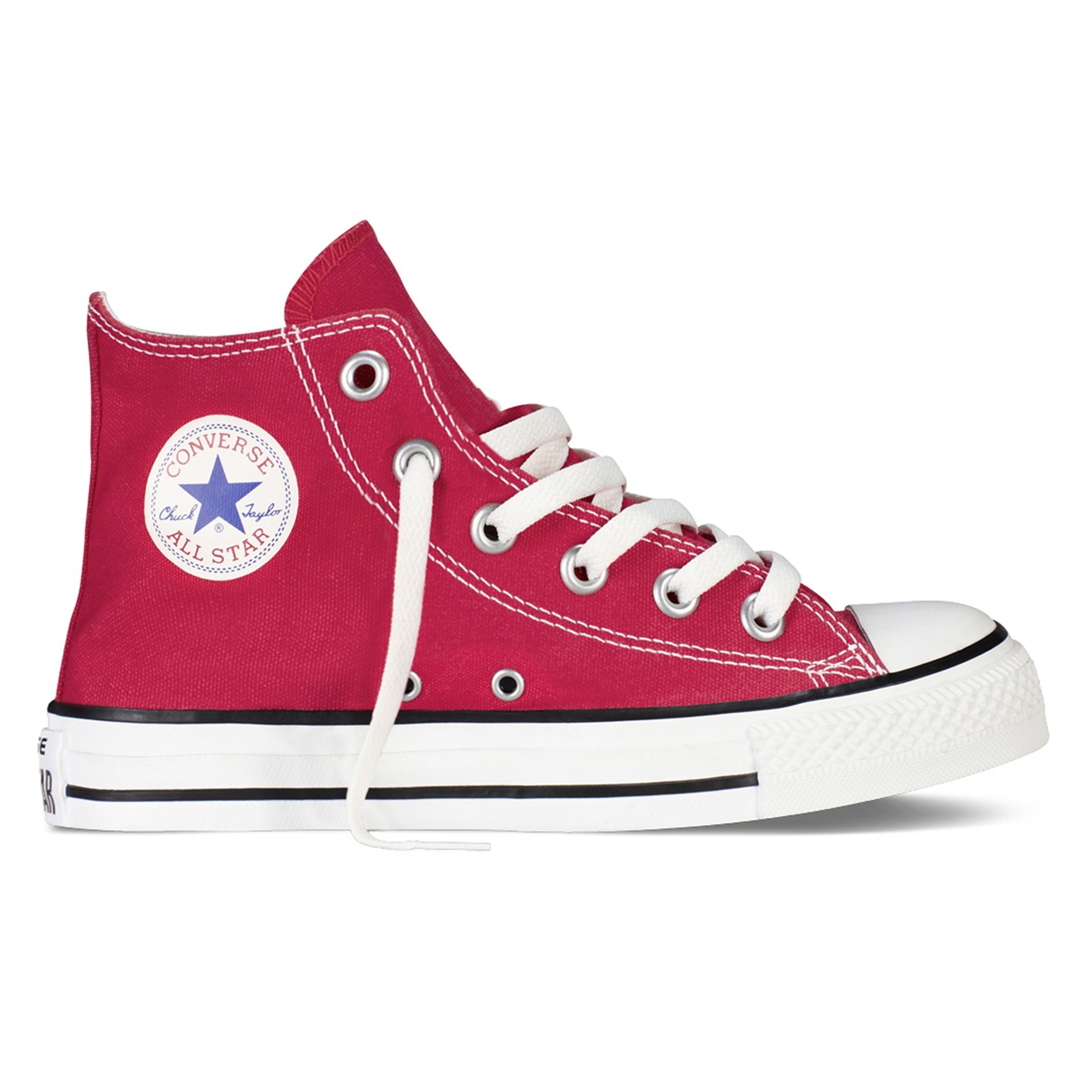 Kids chuck taylor all star core canvas high top trainers, red, Converse |  La Redoute