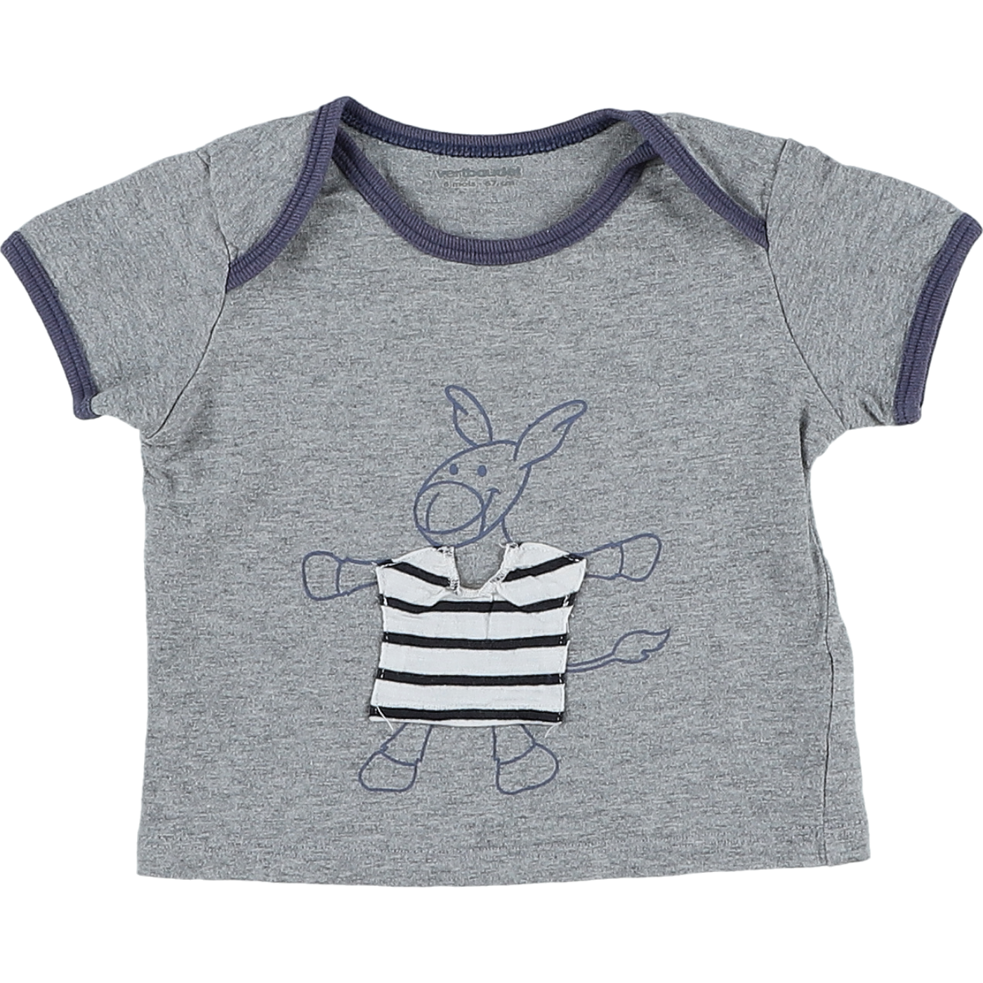 T-shirt bleu - Très bon état, VERTBAUDET