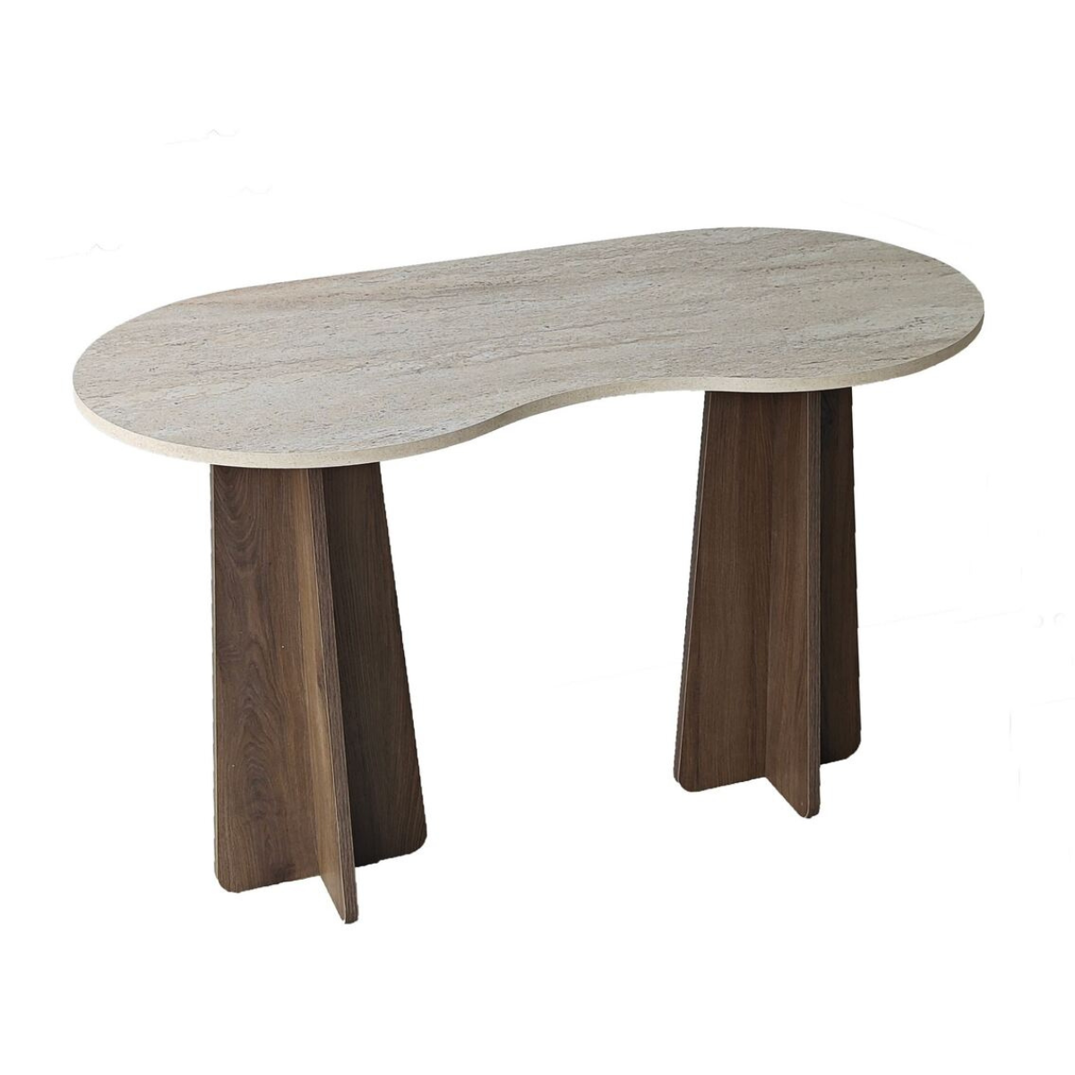 Bureau avec plateau forme organique COMO, CALICOSY