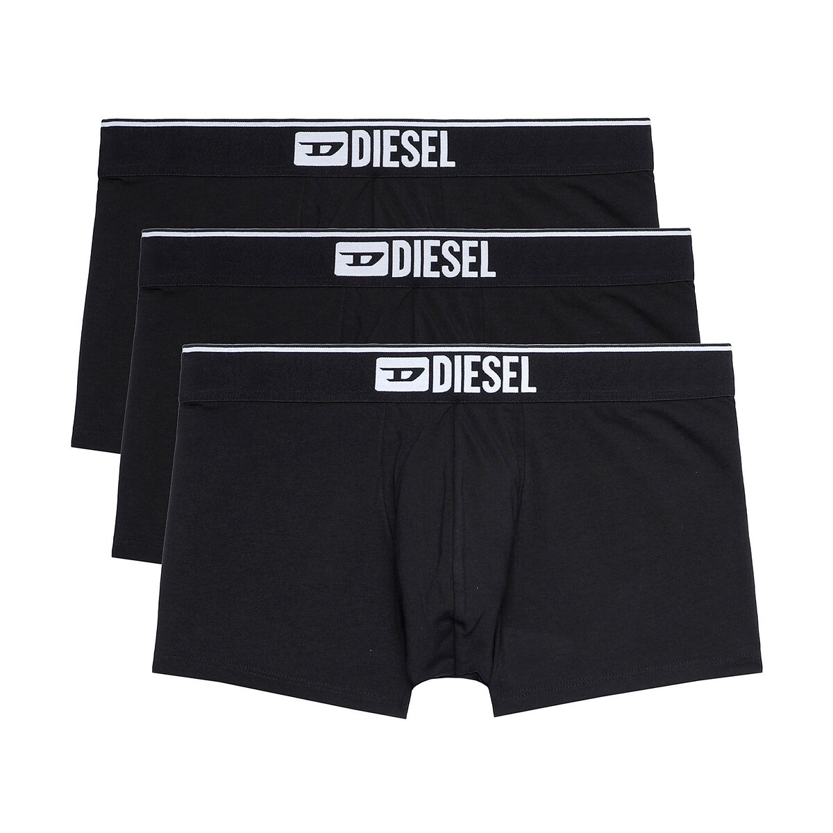 Lot de 3 boxers unis, DIESEL