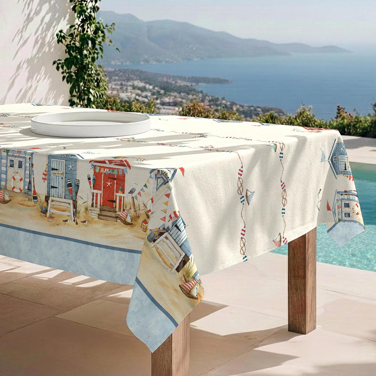Nappe anti-taches Asueto - 100% coton -, NAF NAF HOME