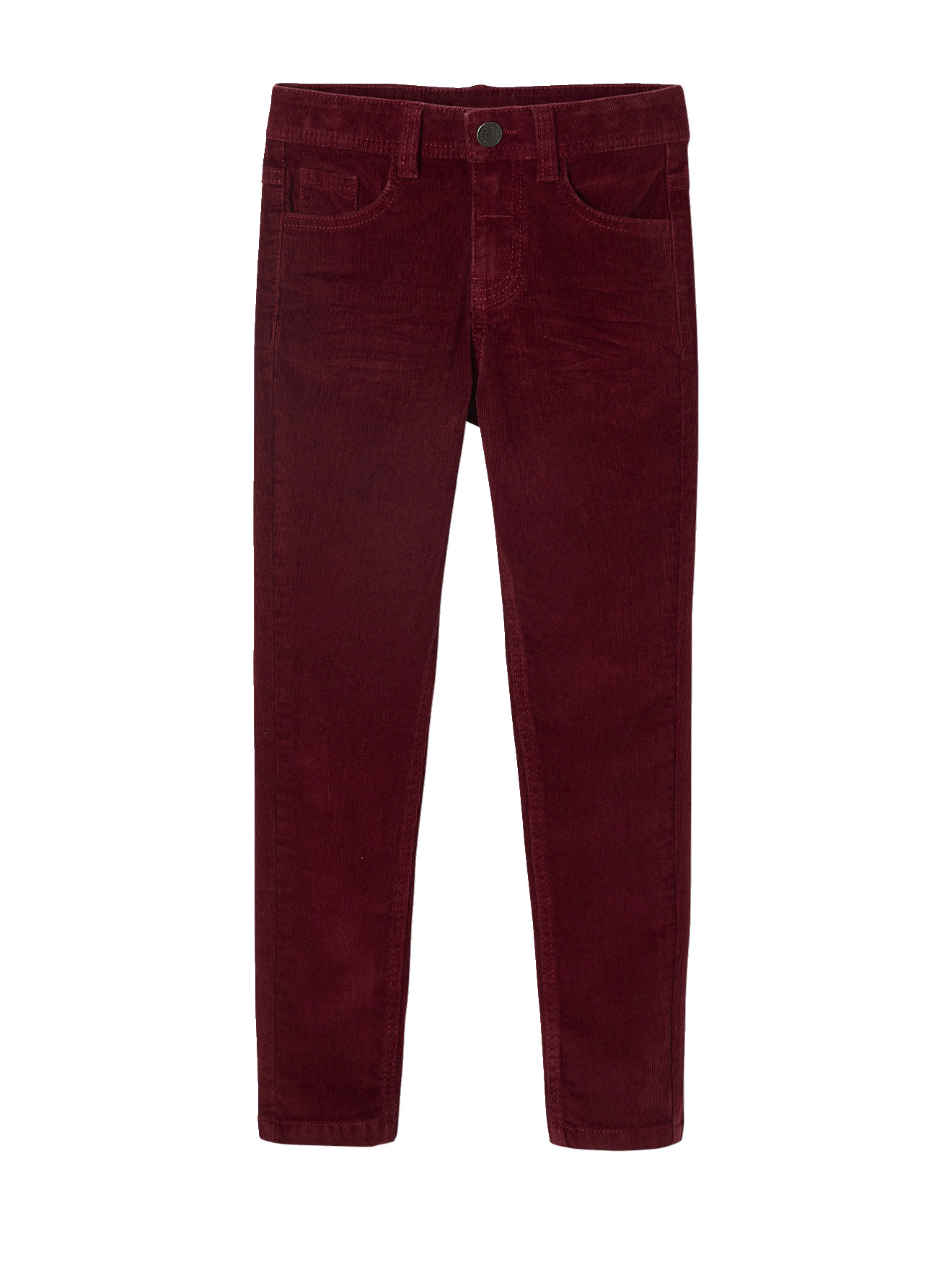 Pantalon slim velours, VERTBAUDET
