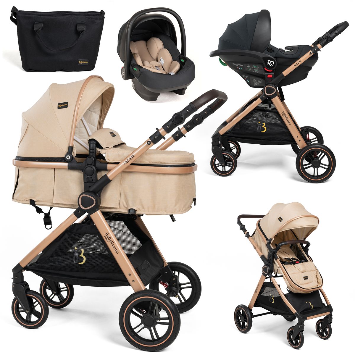 Poussette trio 3 en 1 store