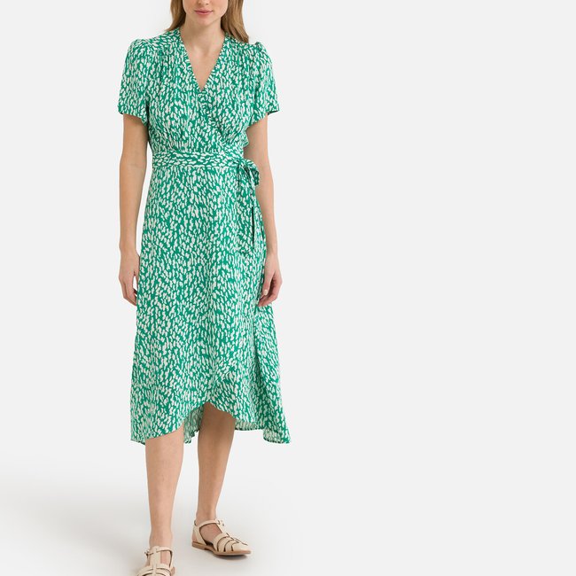 Vestido recto estampado coline estampado verde Suncoo | La Redoute
