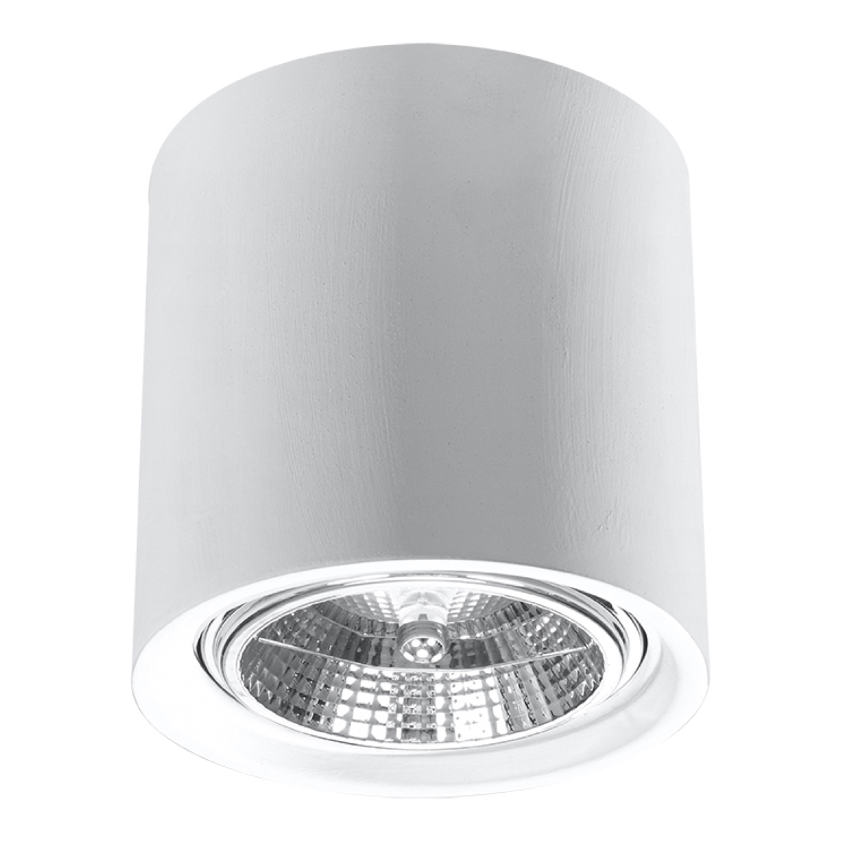 Plafonnier Céramique Blanc GU10/ES111 1 Kalu, EDEN
