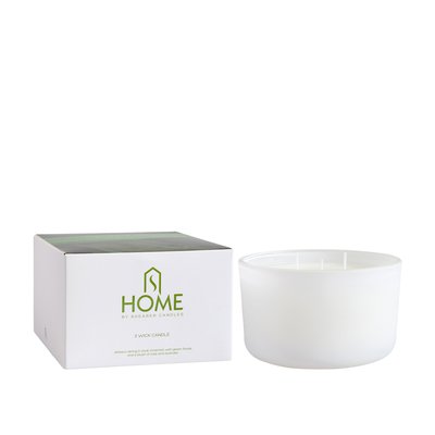 Green Florals, Rose & Lavender Scented Candle in Gift Box SHEARER