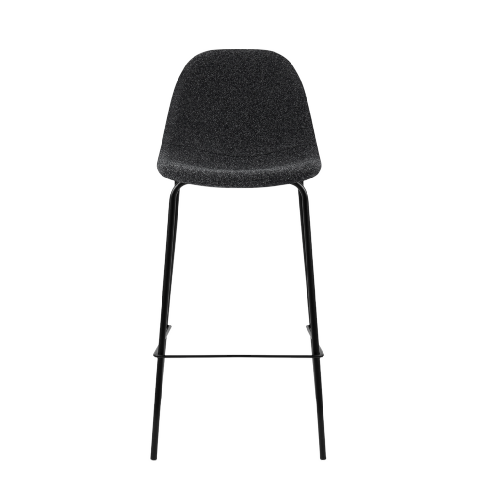 Chaise snack en tissu effet chiné, ZAGO
