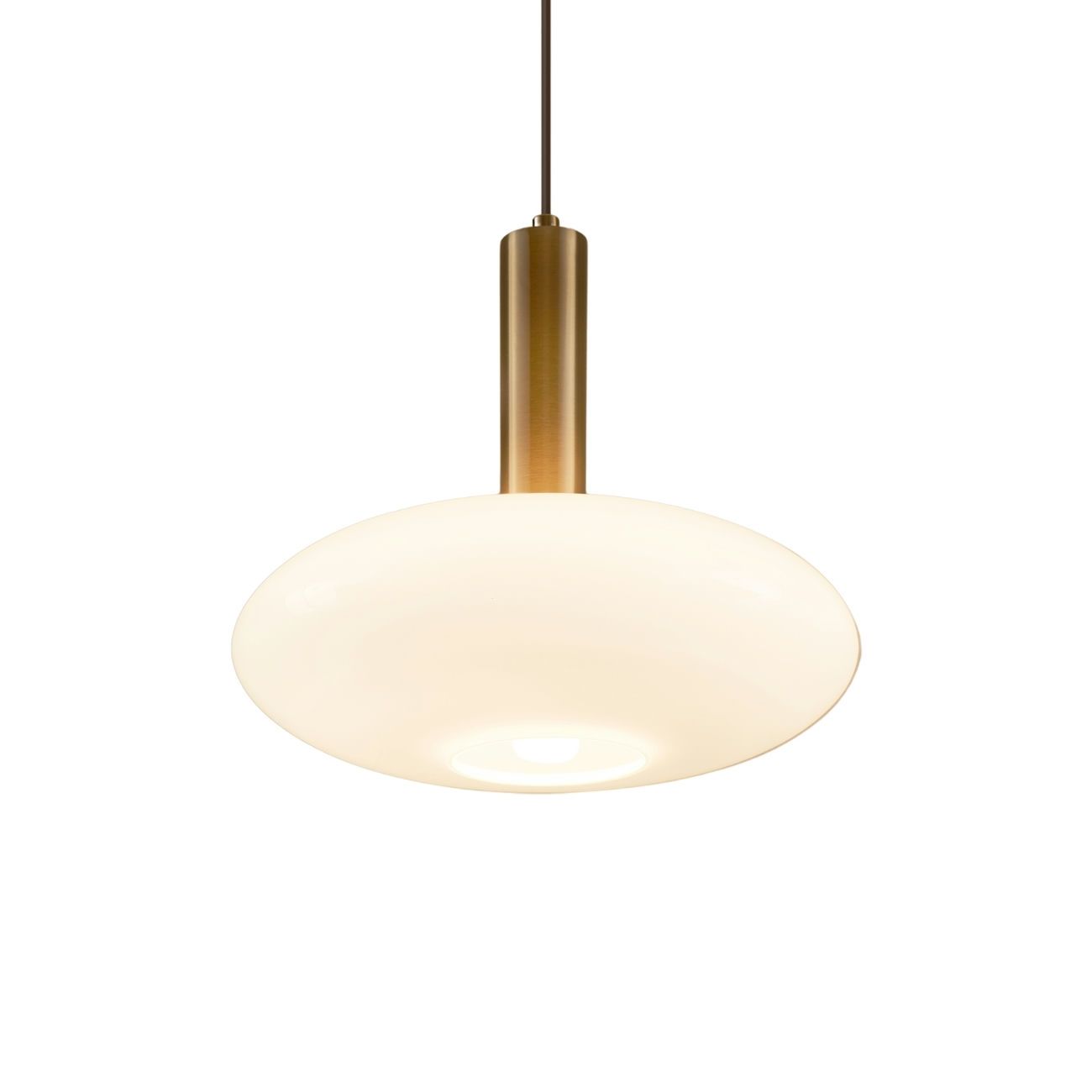 Suspension élégante à verre opalin – ZINNIA, KOSILUM