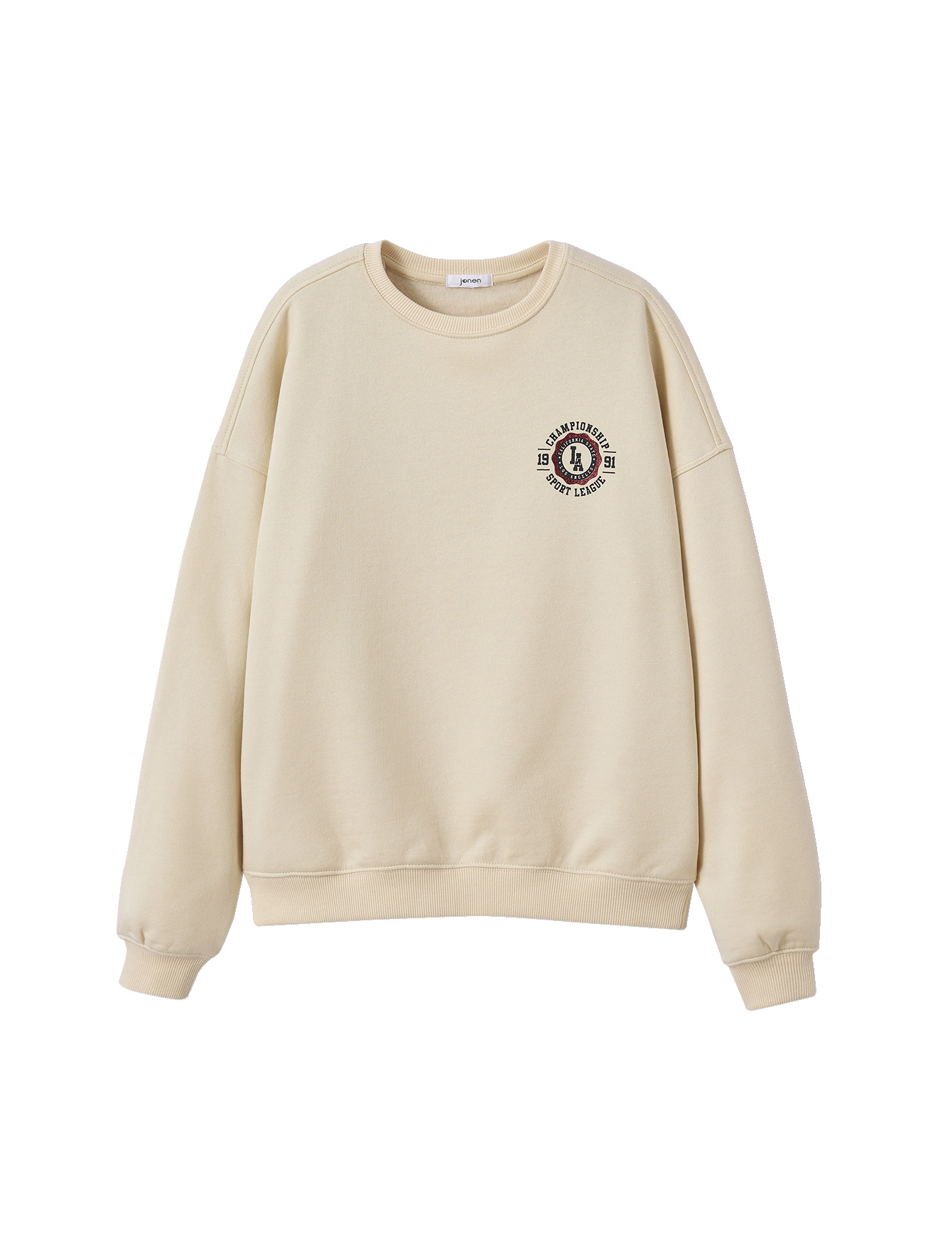 Sweat University lettres glitter au dos, JONEN