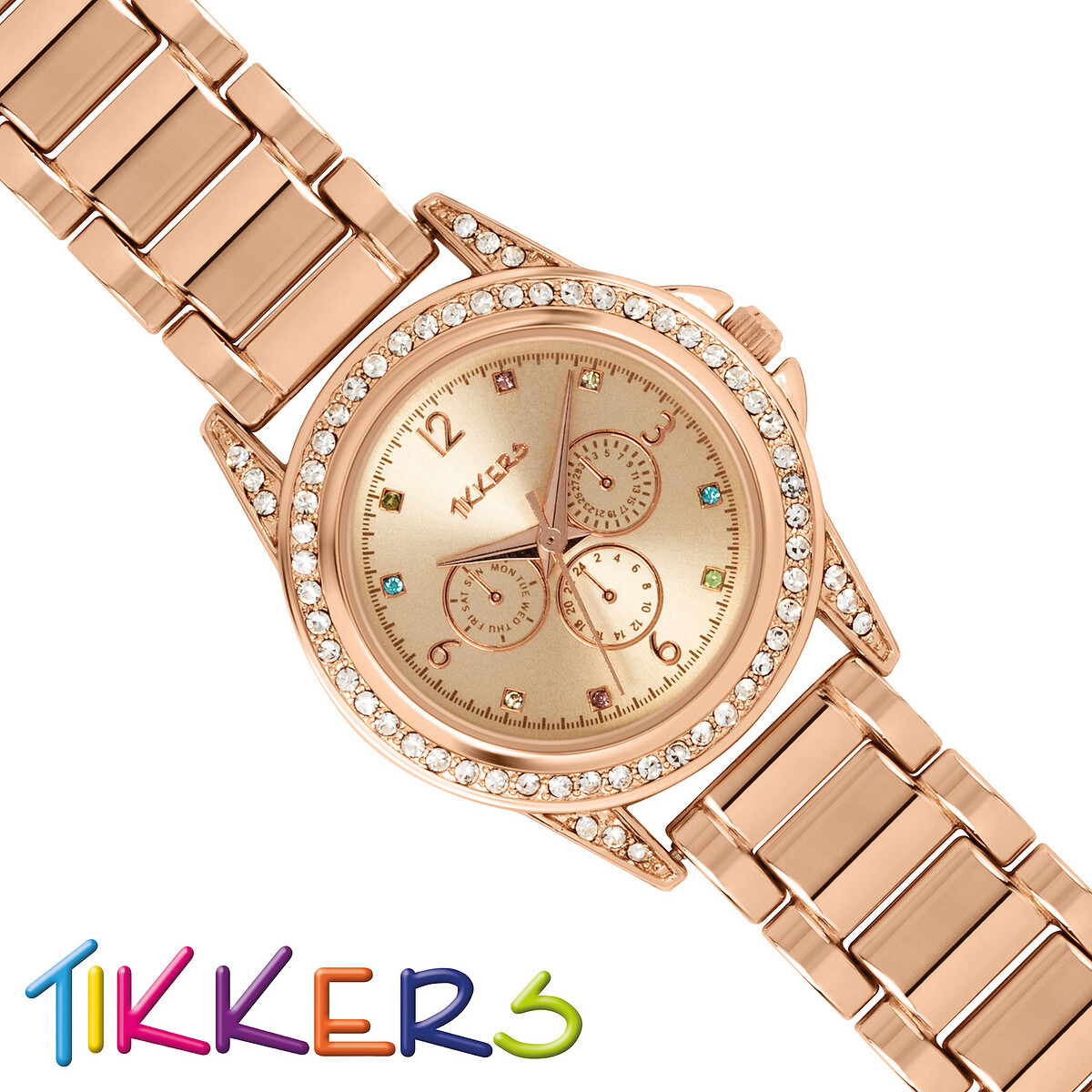 Tikkers rose gold watch new arrivals