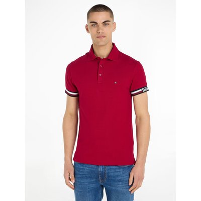 Cotton Polo Shirt with Logo Embroidery TOMMY HILFIGER