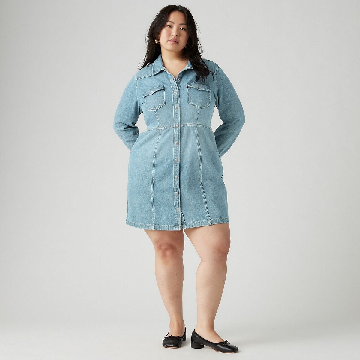 Hemdjurk in jeans, LEVI’S PLUS