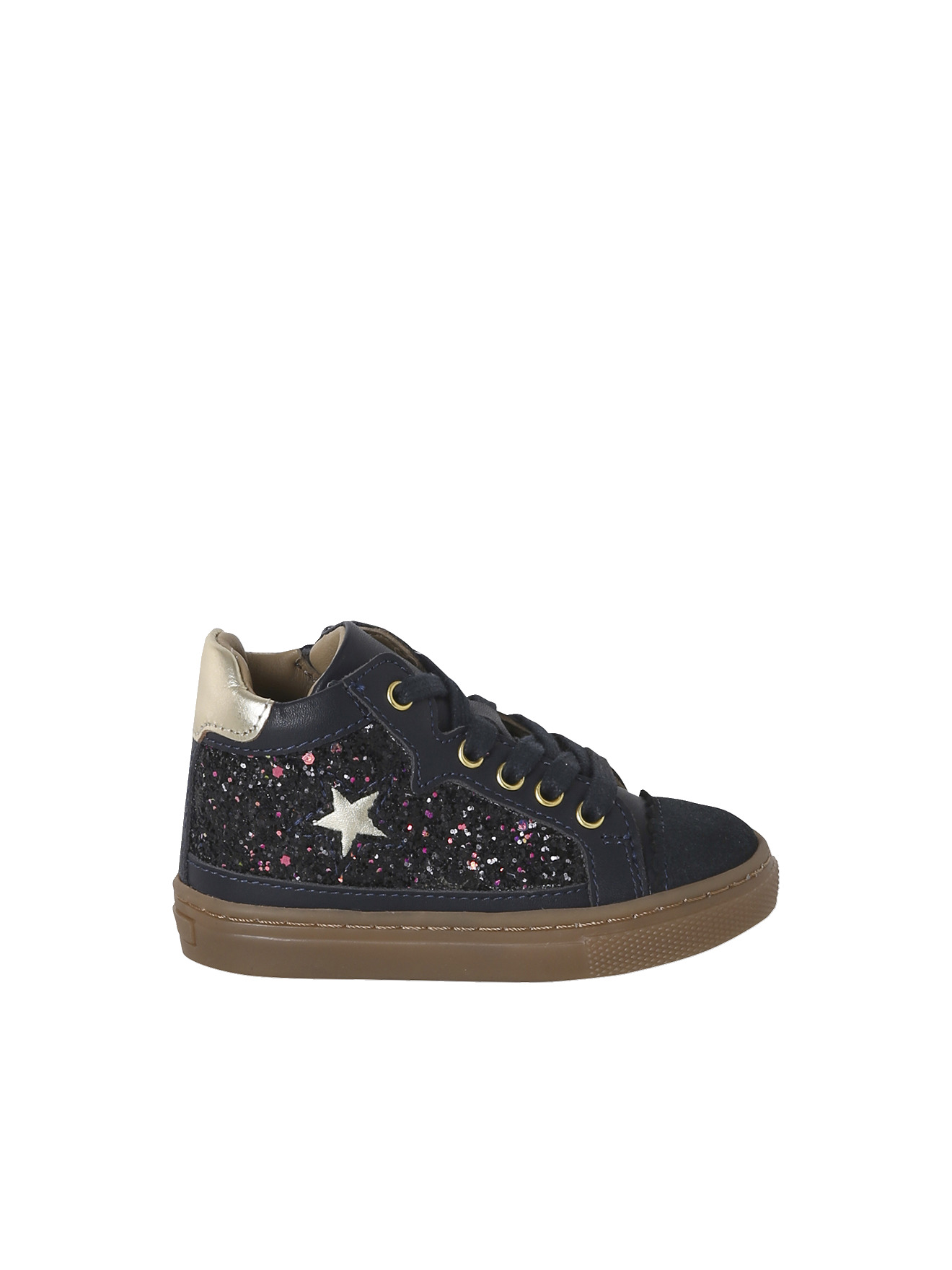 Baskets bébé cuir zippées, VERTBAUDET