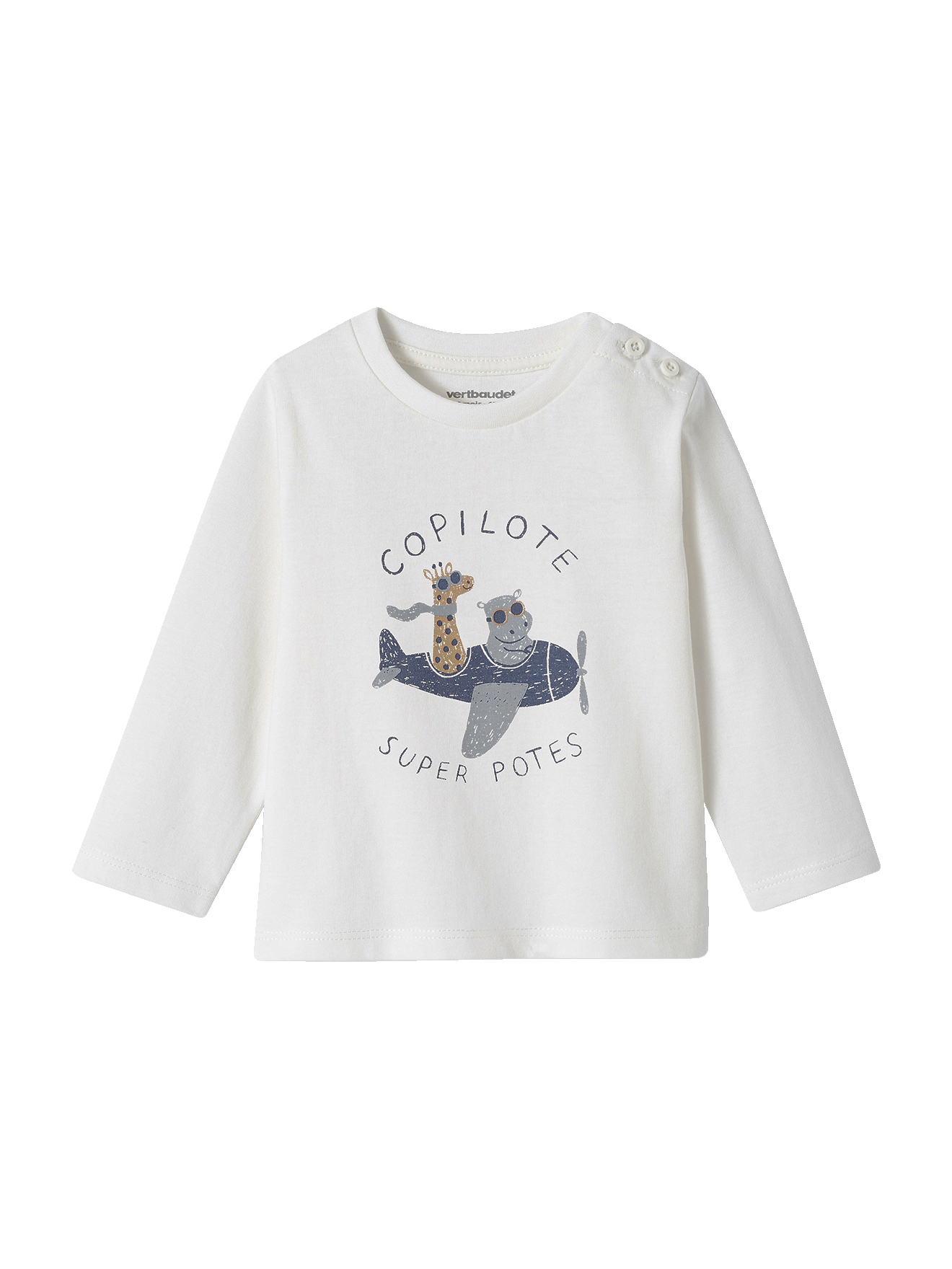 T-shirt fantaisie, VERTBAUDET