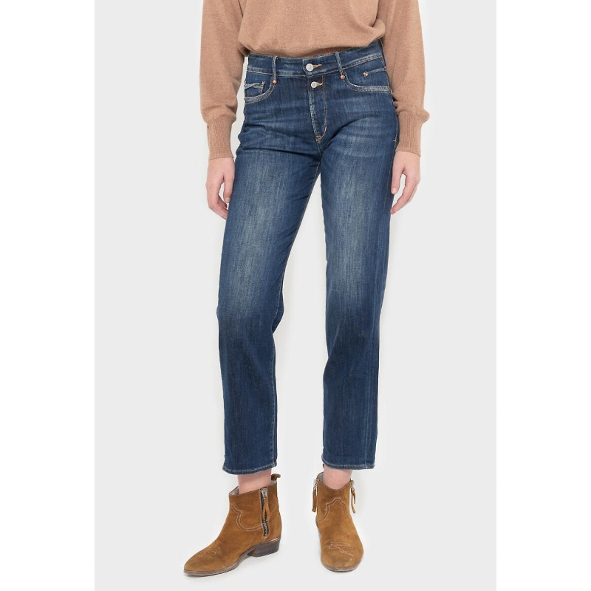 Jean Femme Le Temps Des Cerises Taille 36 - Coupe Droite Arezz - Bleu - Occasion Parfait état