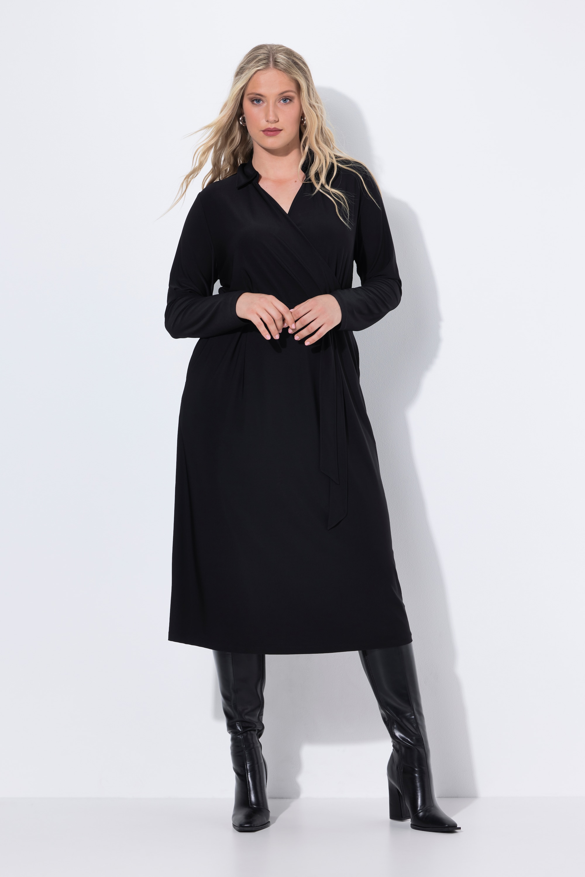 Robe midi à manches longues, ULLA POPKEN