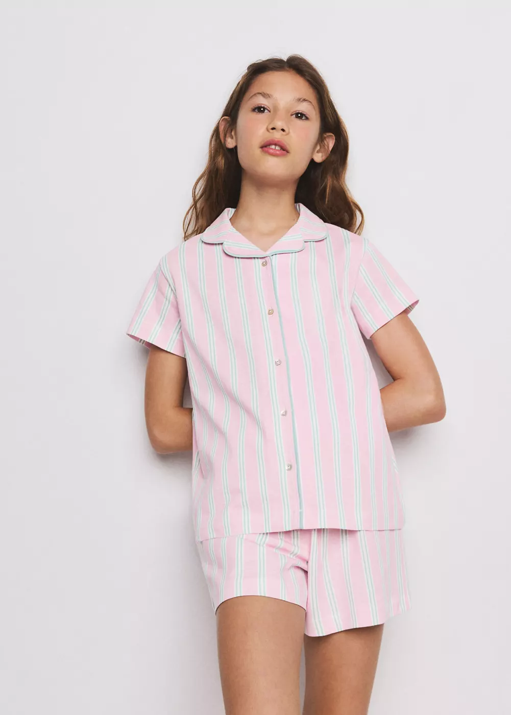 Pyjama court rayures, MANGO KIDS