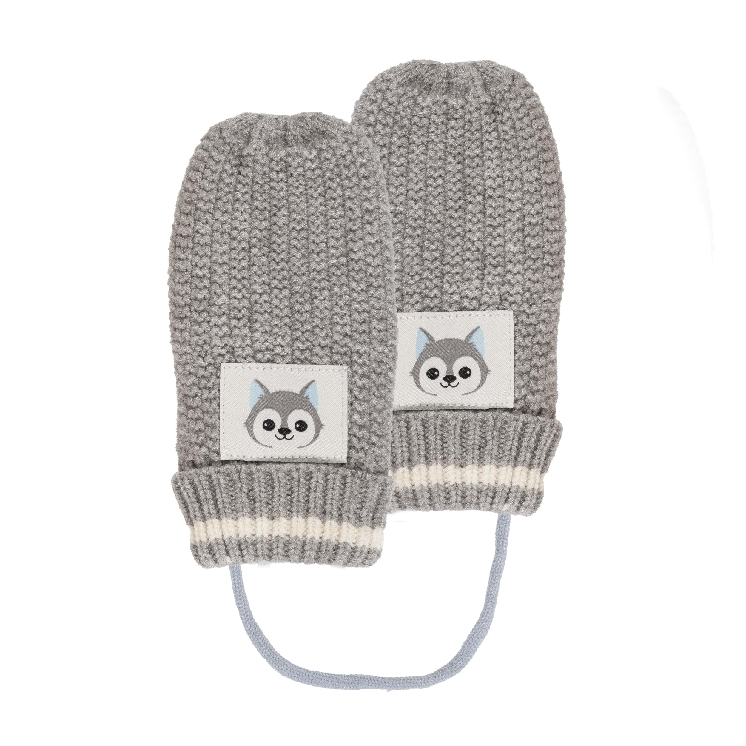 Gants avec patch petit loup, ISOTONER