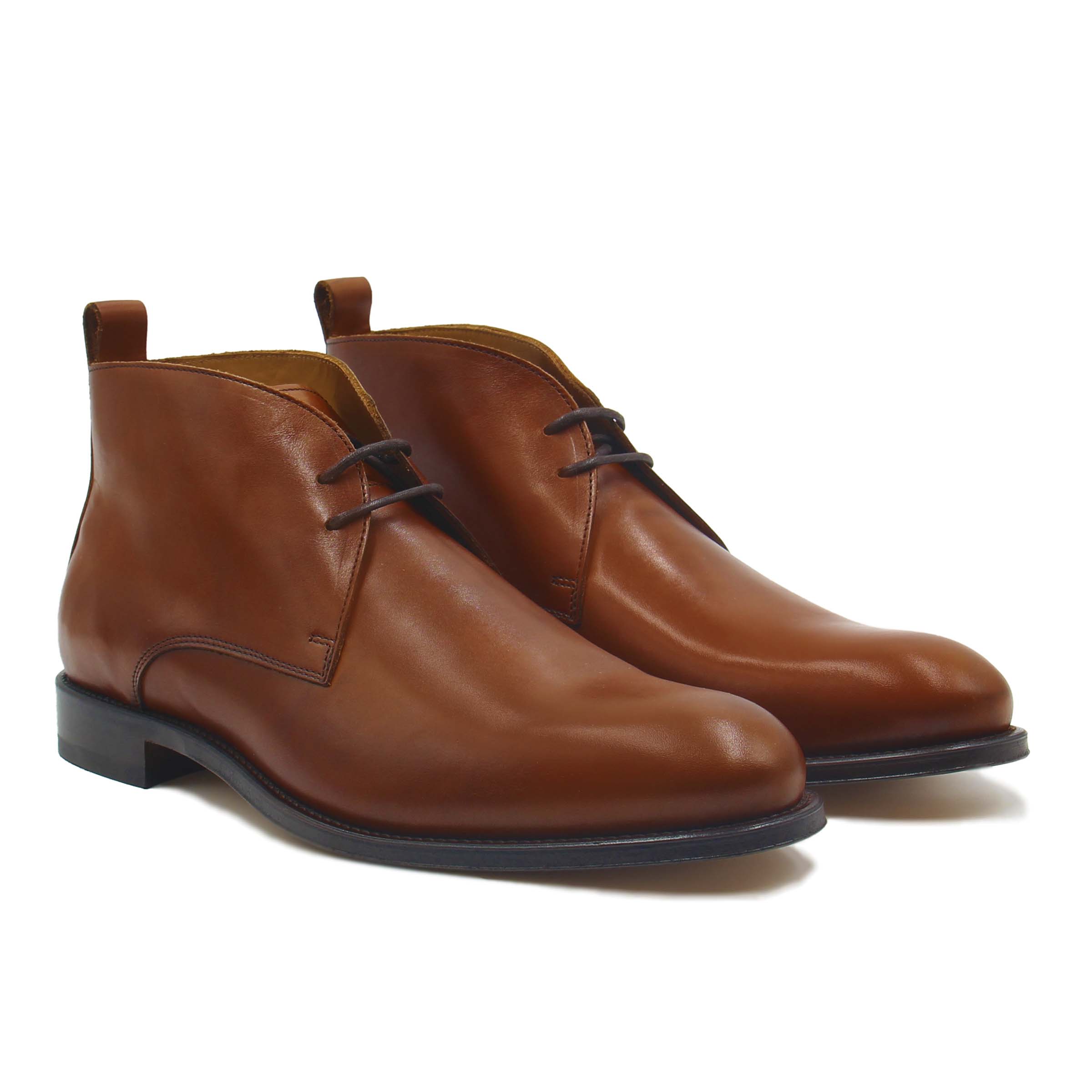 Desert Boots cuir lisse, JULES & JENN