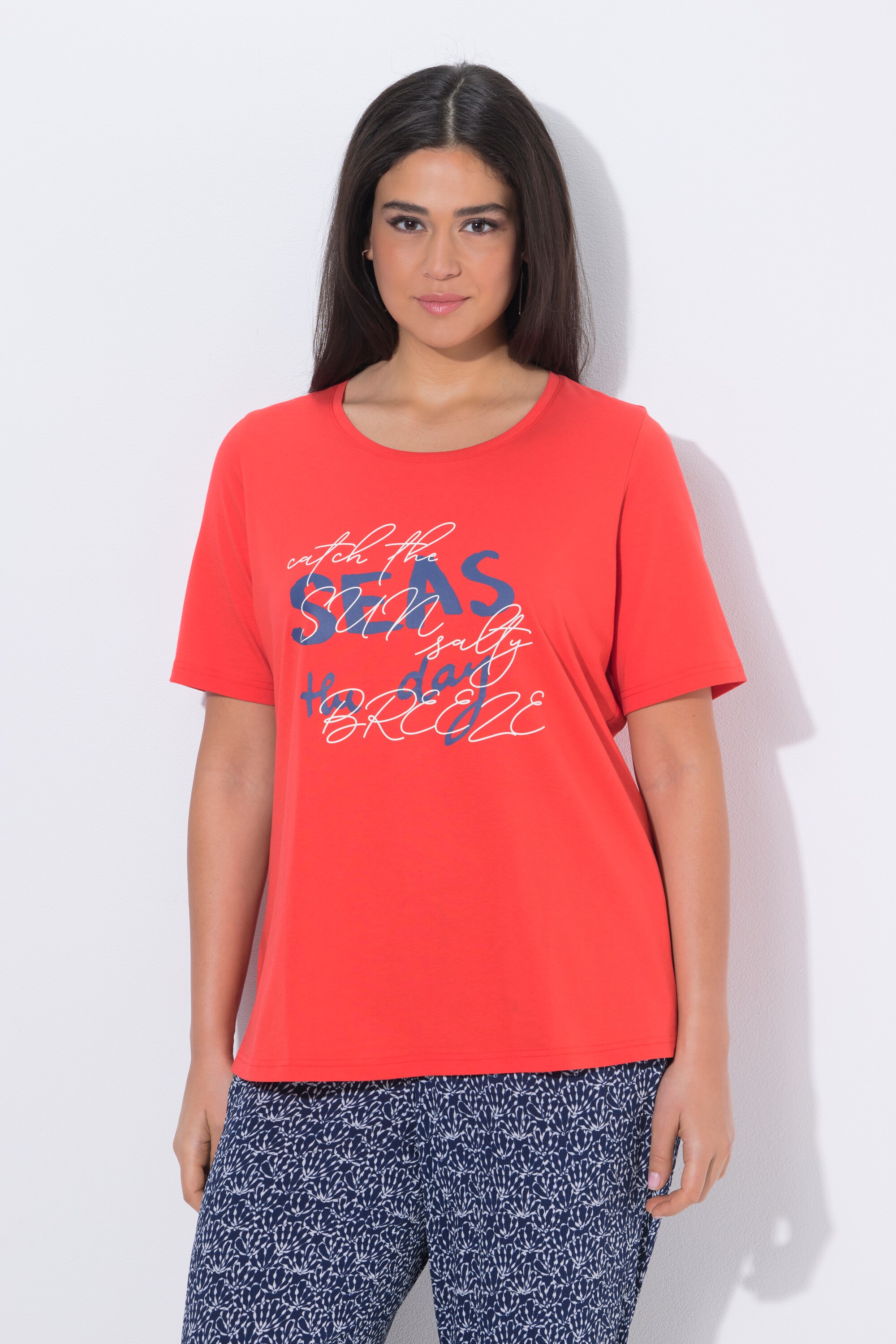 T-shirt avec message, ULLA POPKEN