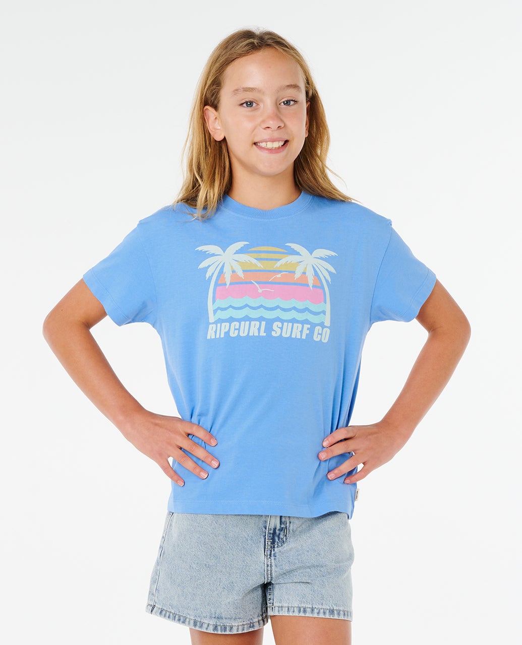 T-shirt Malibu Relaxed fille, RIP CURL