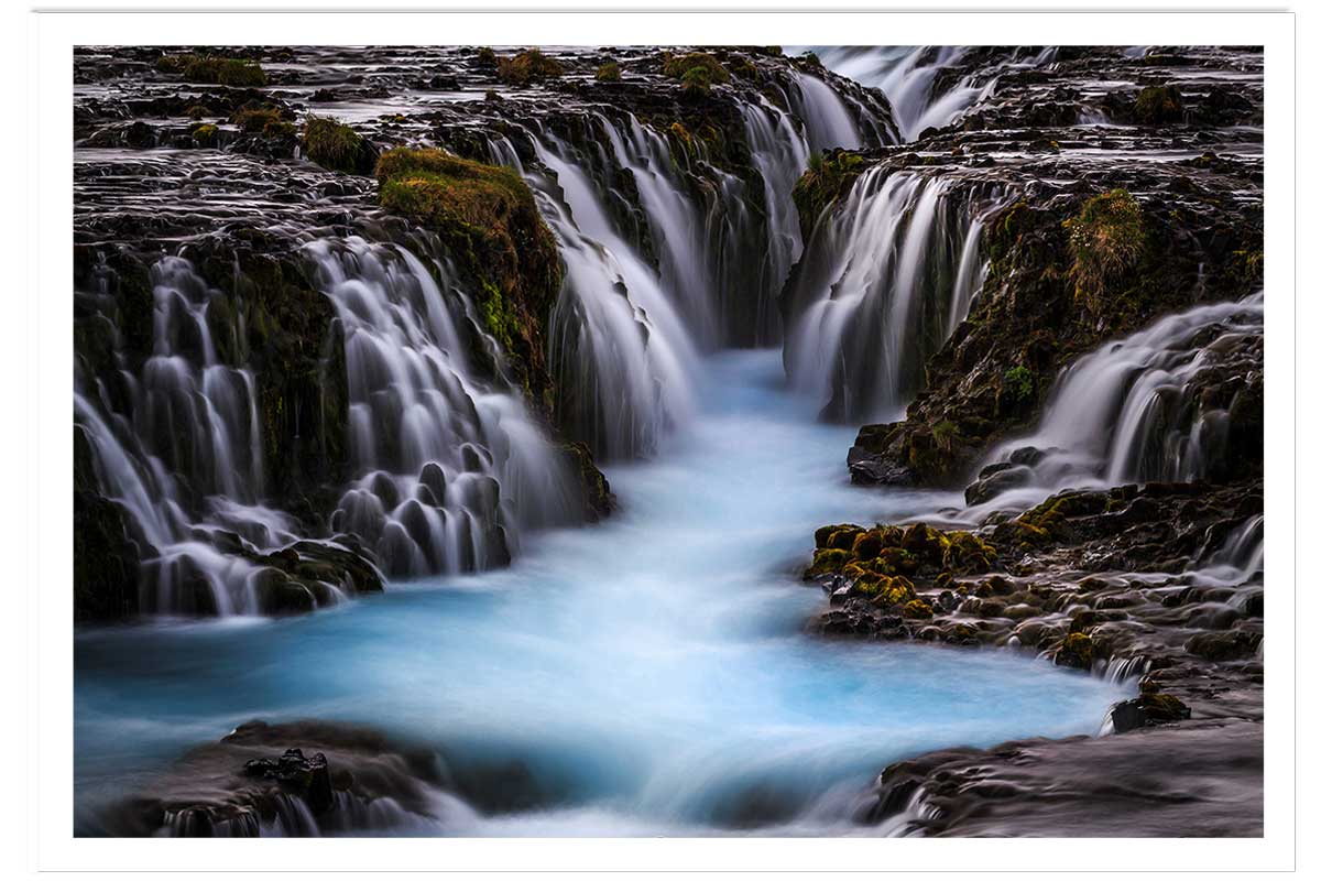 Affiche Islande Beaute bleue, HEXOA