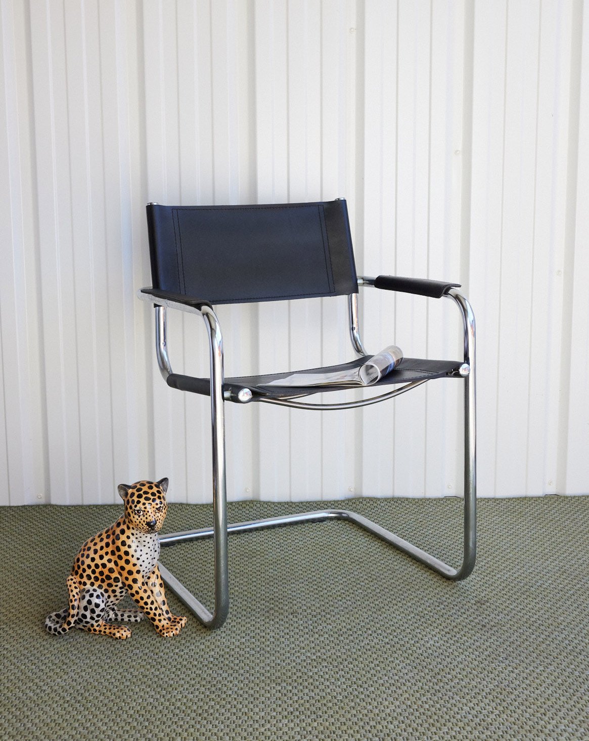 Fauteuil en chrome Jakob N°1398 - Bon état, DEBONGOUT