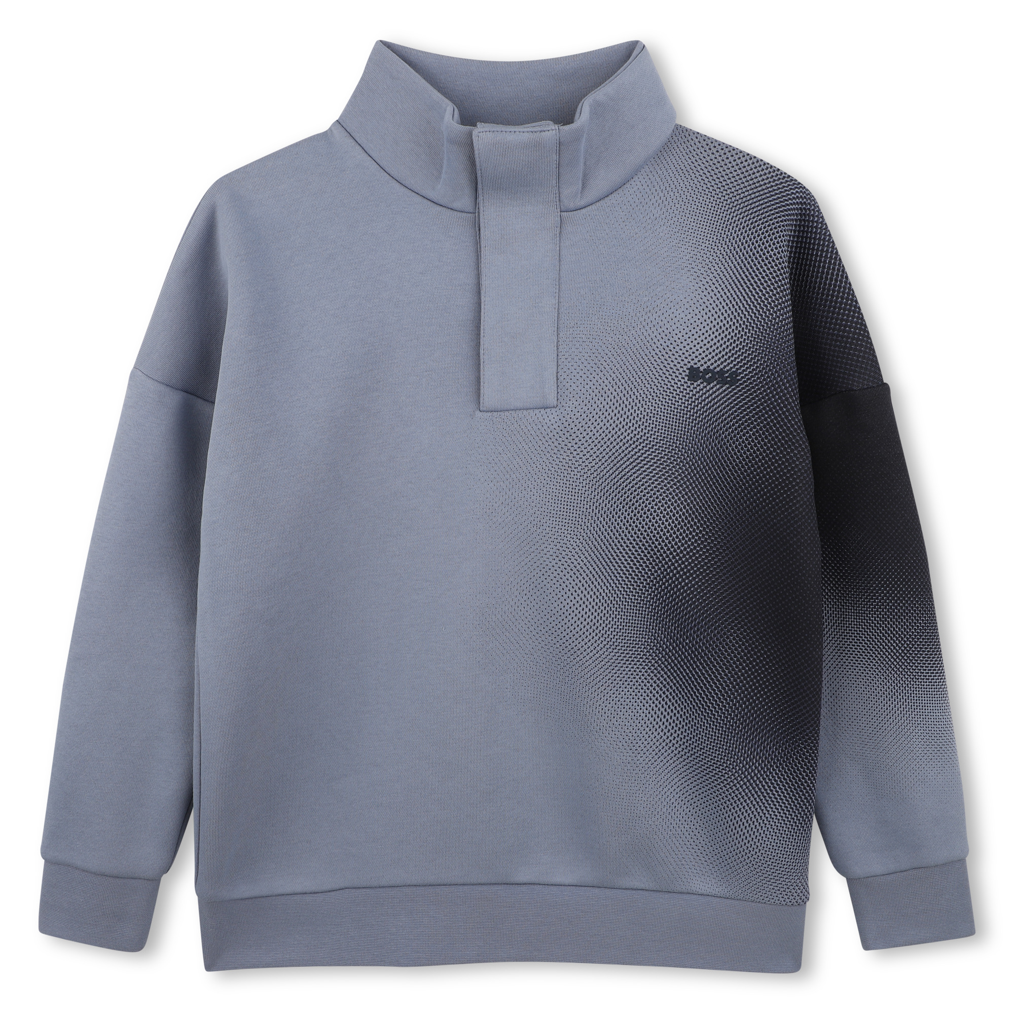 Sweat-shirt demi zip, BOSS KIDSWEAR