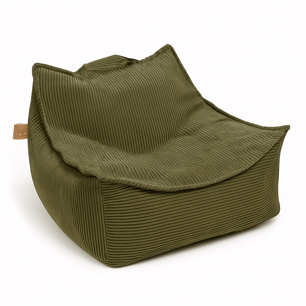 Pouf poire en velours Corduroy à larges côtes AESTHETIC, MEOW BABY