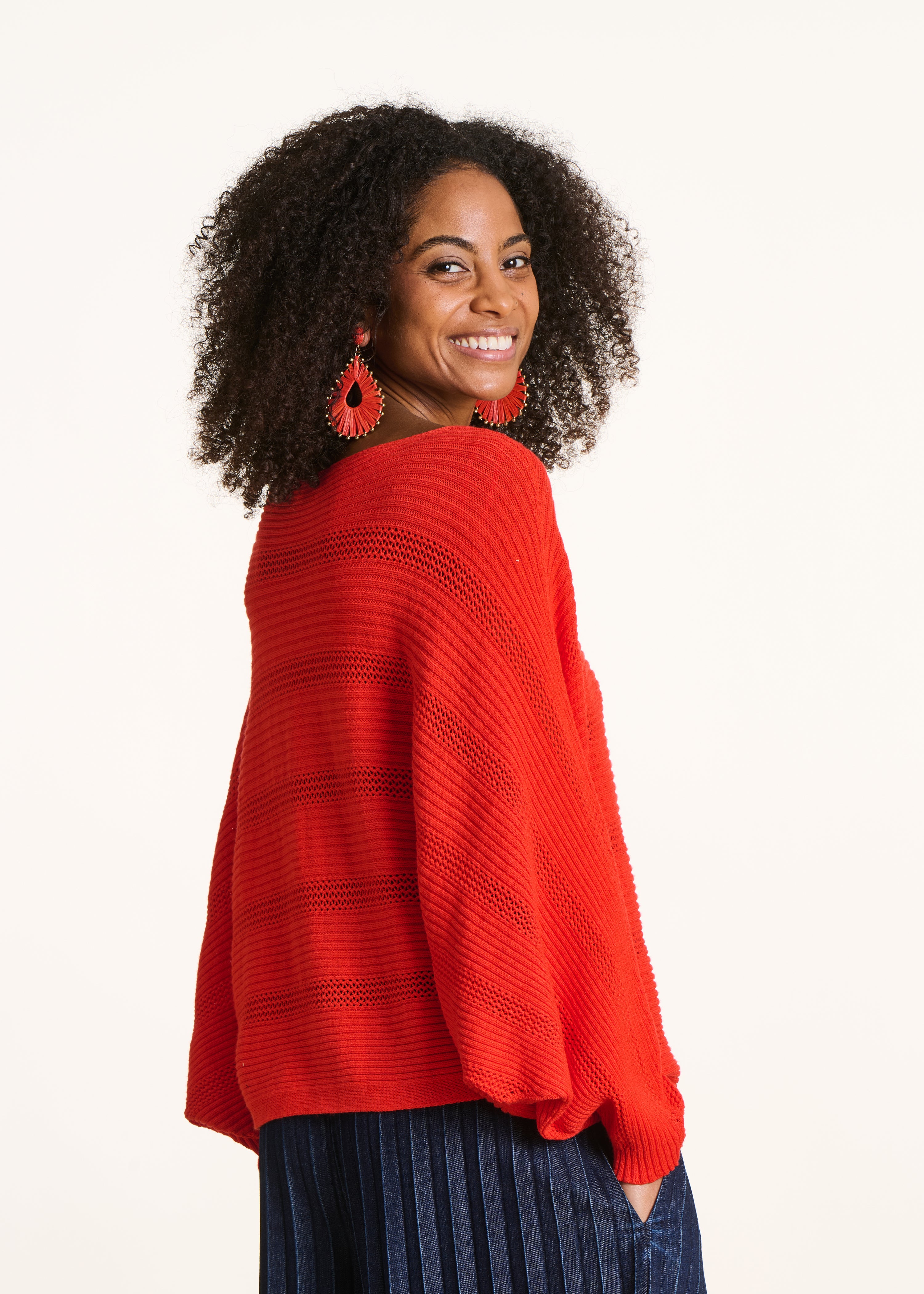 Pull manches longues esprit cape, LA FEE MARABOUTEE