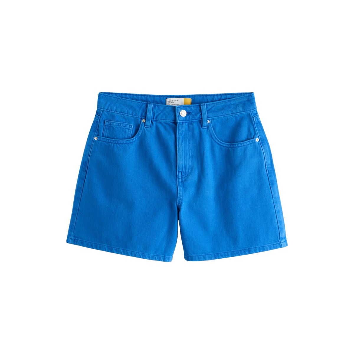Short en denim taille haute coupe trapèze, NEXT