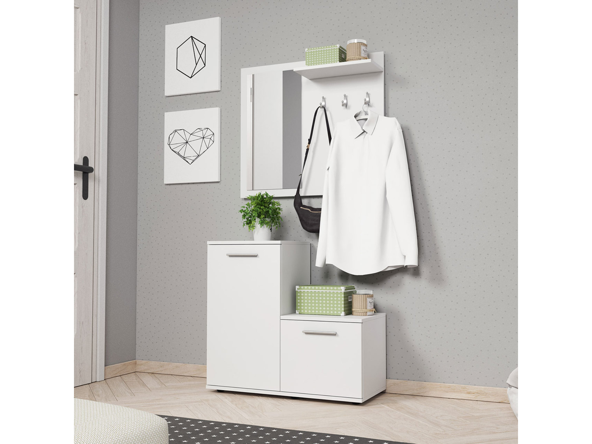 Meuble d'entrée Scandinave OLIVIA, BEST MOBILIER