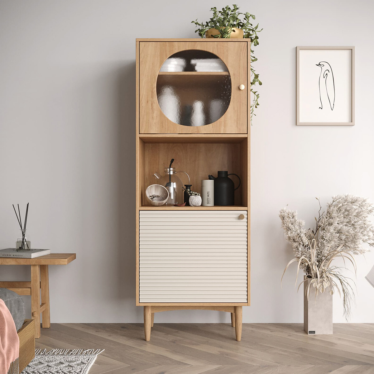 Буфет узкий "bubble" ореховый So'home купить в интернет-магазине | La ...