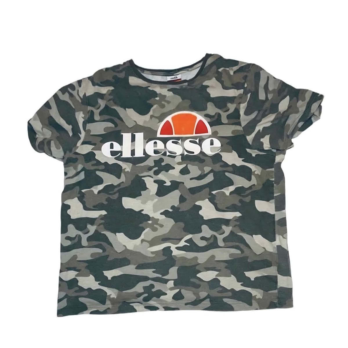 Ellesse T-Shirt Uomo Kaki – Cotone, Manica Corta, Taglia L