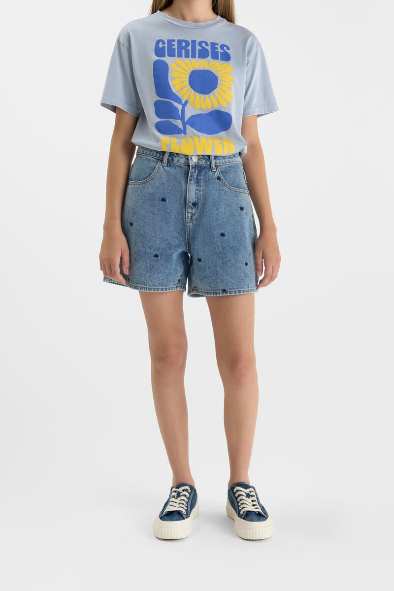 Short en jeans EVAGI, LE TEMPS DES CERISES