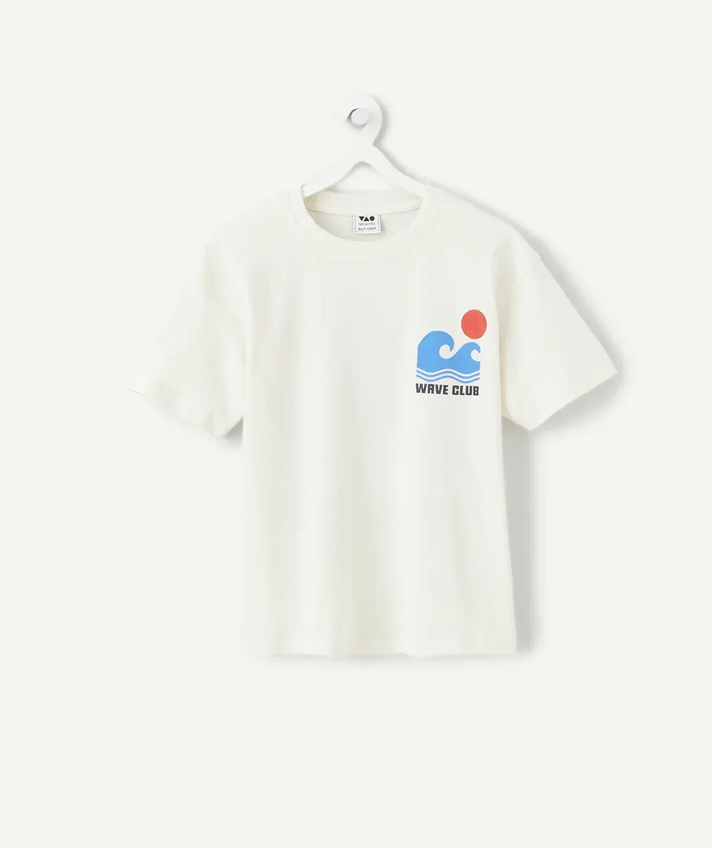 Printed Short Sleeve T-Shirt, TAPE A L'OEIL