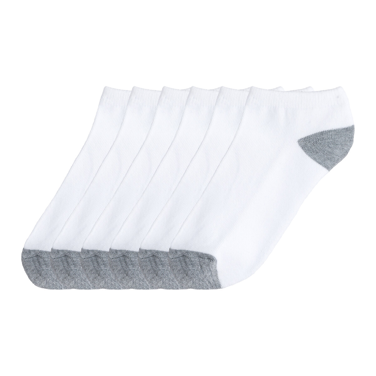 mens white cushioned trainer socks