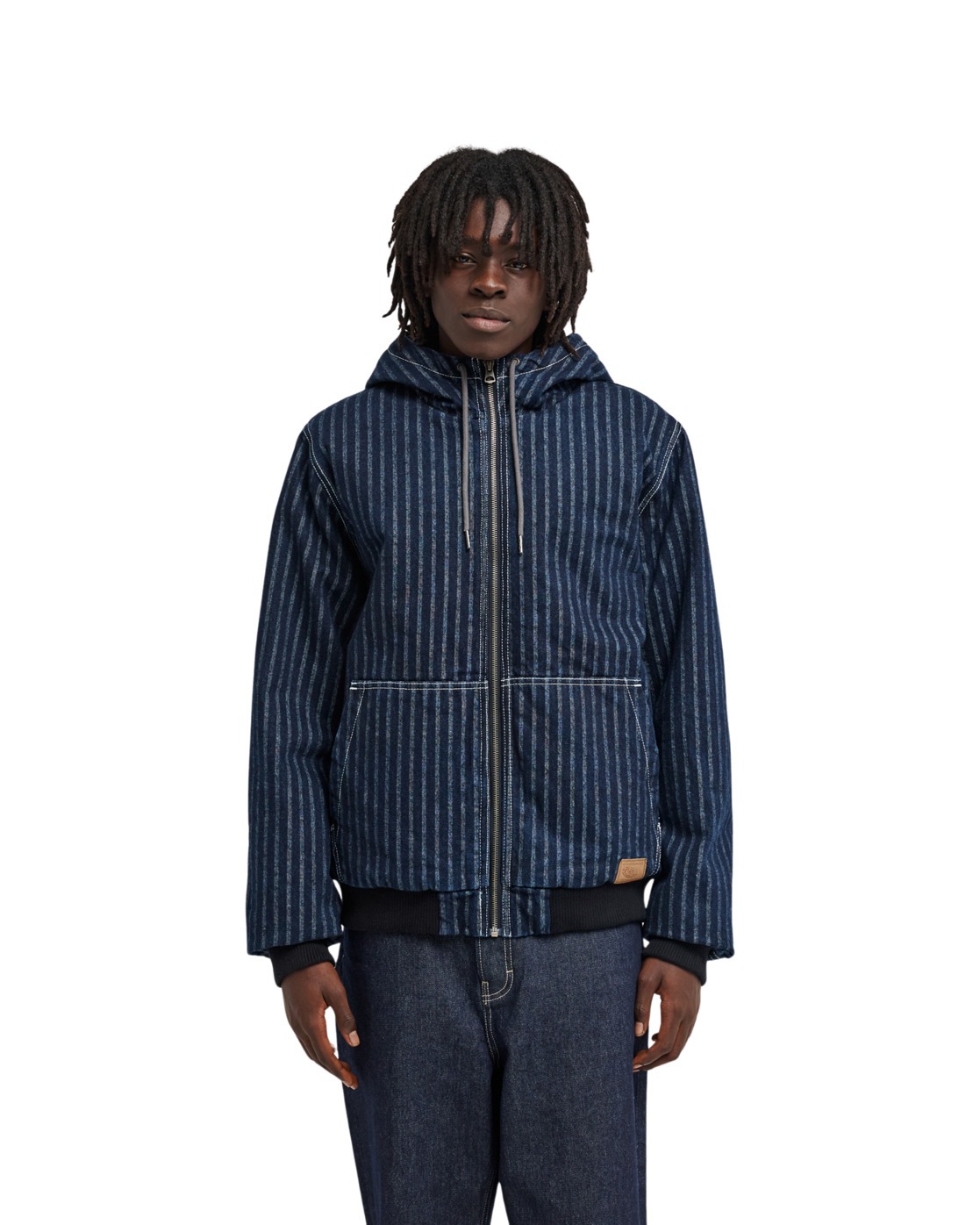 Veste en denim HOODED BOMBER JACKET, ELEMENT