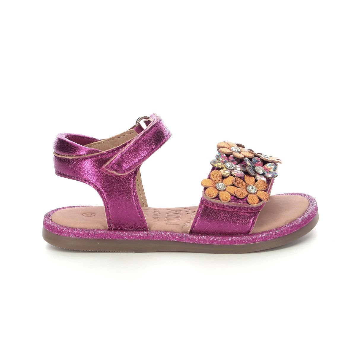 Sandales Fille Parlotte - Style Ville - Fermeture Scratch - Confortables Pour Quotidien