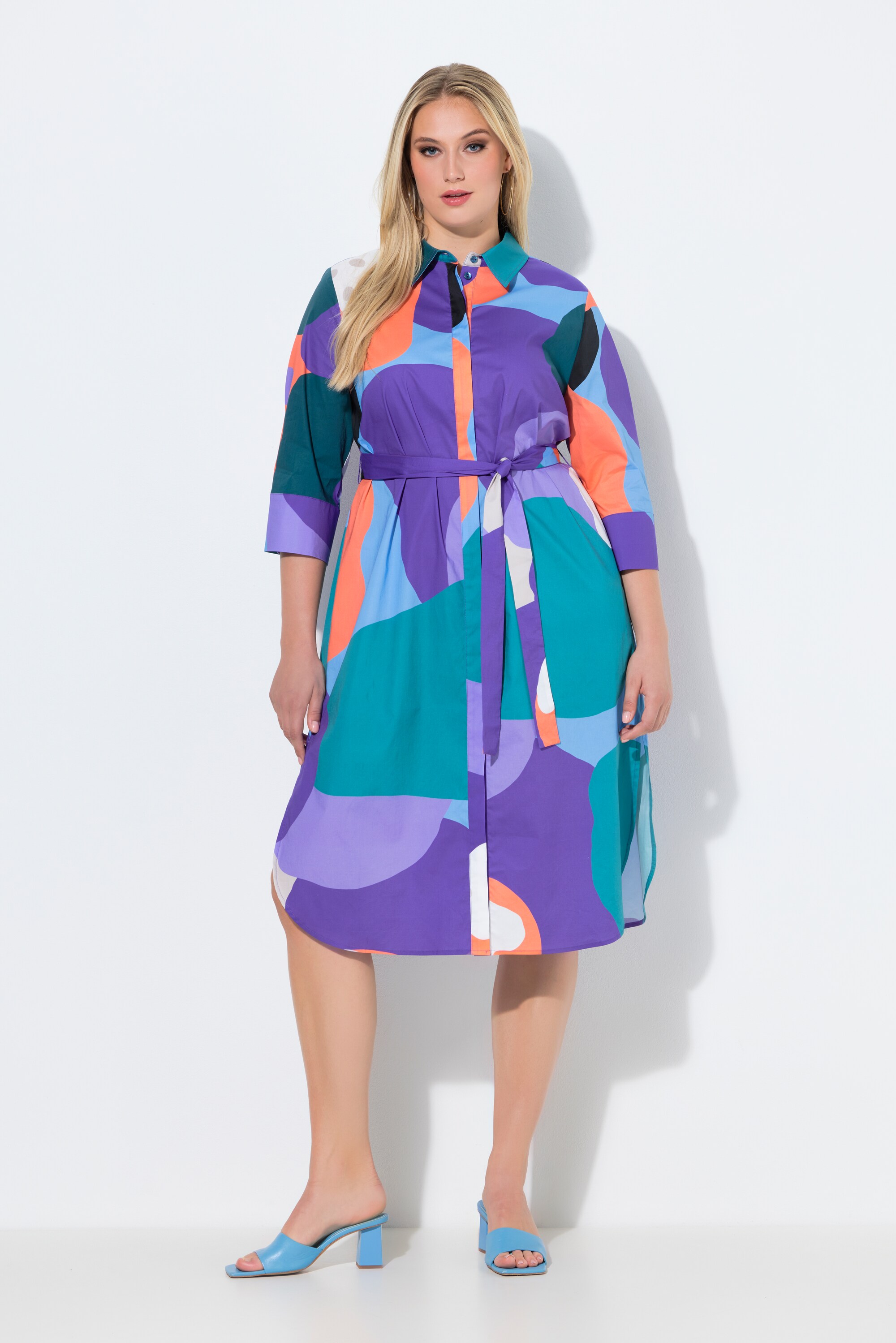 Robe chemisier longueur midi, ULLA POPKEN